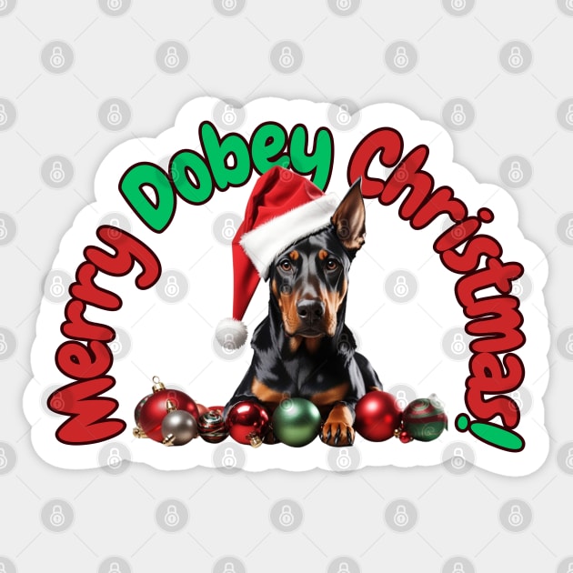 Merry Dobey Christmas! Sticker by Doodle and Things